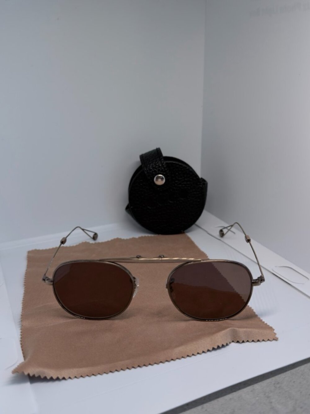 Garrett Leight Van Buren M 49-20 Sunglasses Brand New Unworn + Case